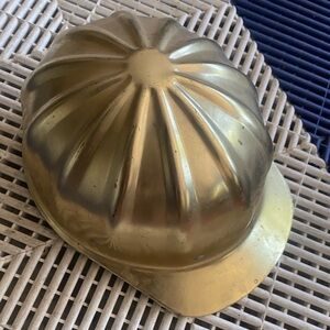 Hat, True Vintage Golden Safety Helmet